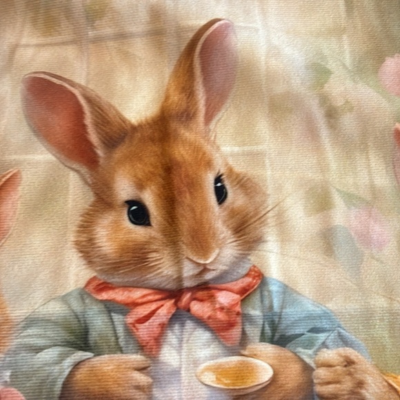 NEW Beatrix Potter Peter rabbit inspired tea party throw pillow covers nursery - Picture 11 of 13